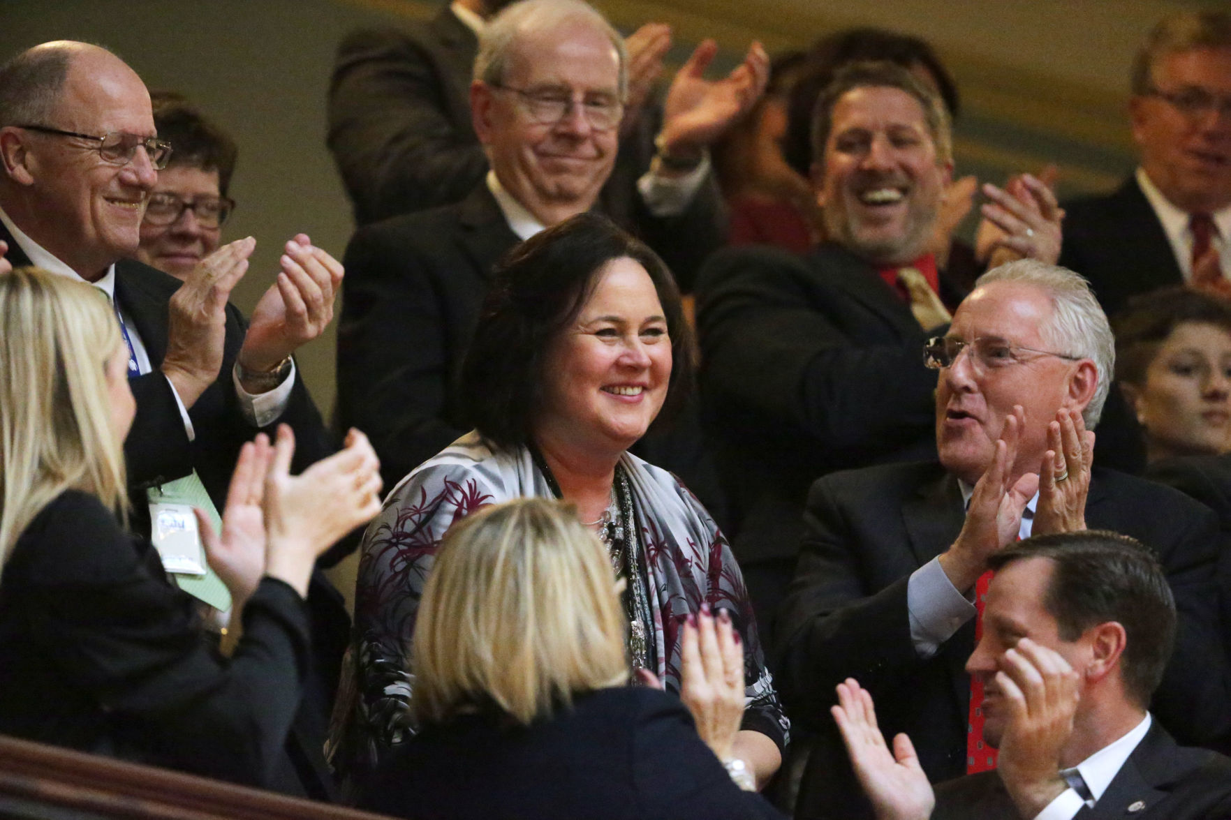 Stephanie Klett at State of the State